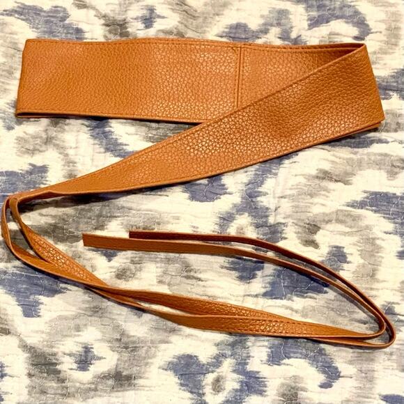 Belt Wrap Around Waist Camel Boho Gypsy Cinched - Picture 3 of 4